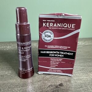 Keranique Hair Regrowth Treatment AND Lift & Repair Treatment Spray NEW‎